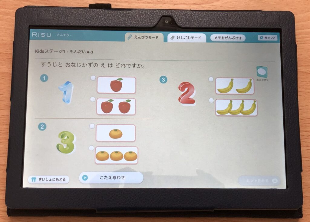 RISU算数 リス算数 タブレット 全ステージクリア済！ - その他